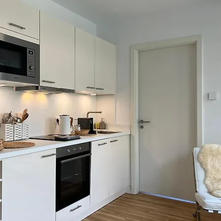 Lägenhet Louis, Barrierefrei, Mit Kuche Und Terrasse In Der Neuen Wohnanlage Buchholzer Grun Hannover